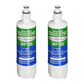Aqua Fresh ADQ36006101 Replacement Water Filter Compatible with LG LT700P, 9690, ADQ36006102, RFC 1200A, ADQ36006101-S, LFXS30766S, WSL-3, FML-3 Refrigerator (2 Pack)