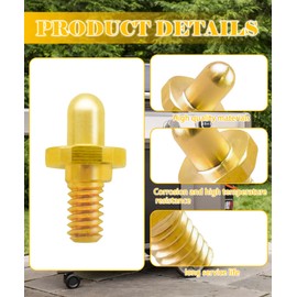 2Pcs-70332 Adjustable Grill Door Hinge Pin Compatible with Weber Genesis,Summit and Spirit Grills