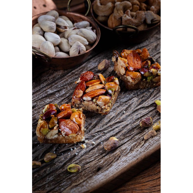 Snacklava Mixed Nuts Kunafa - 6 Pack (18 Pieces) -