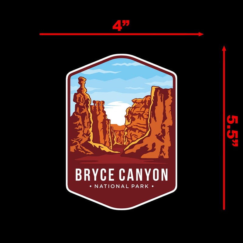 Bryce Canyon National Park Sticker Decal Notebook Car Laptop 4"x5.5"