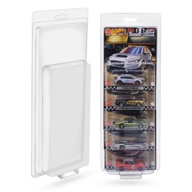 Diecast Blisters 5 Cars Compatible for Premium Hot Wheels Protector case Car Culture, Pop Culture, Retro Collection - 0.60mm - Pack of 5 - hot Wheels Protector Packs - Bulk Retail Bags