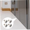 WOONEKY Bathroom Accessories 4pcs Curved Shower Door Roller Replacement Parts
