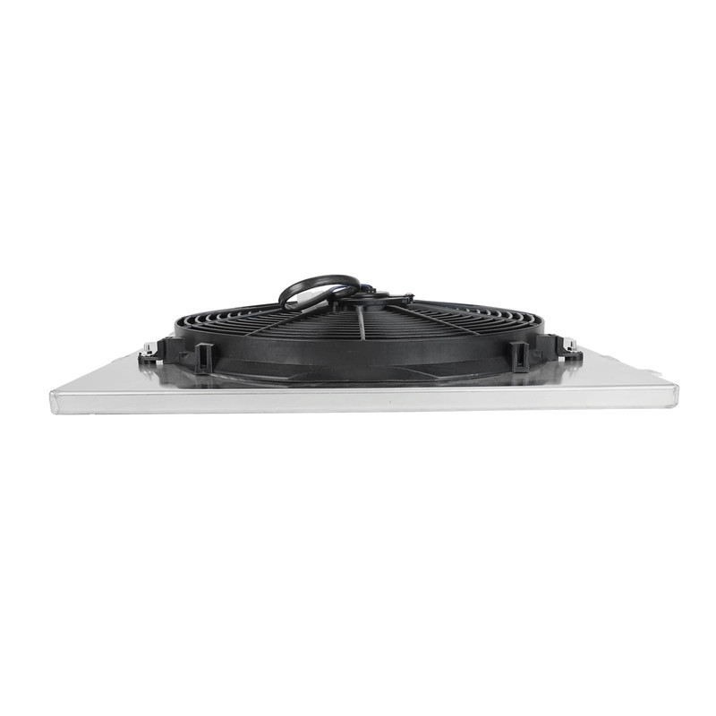 Smileracing Full Aluminum Shroud 16" Fan w/Thermostat Relay Kit Compatible