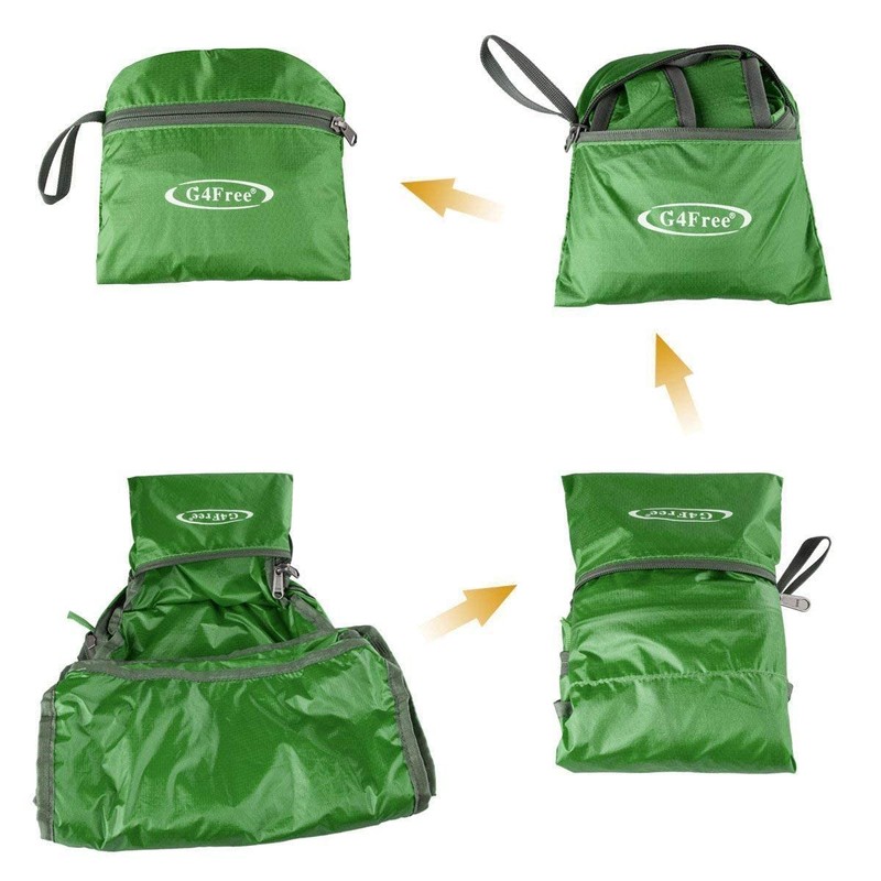 G4Free 20L Lightweight Packable Backpack Foldable Travel Hiking Daypack for