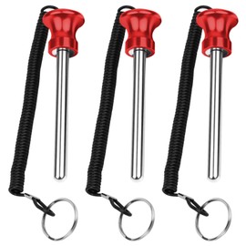 Topfinder 3 Pcs Weight Stack Pin, Magnetic Weight Pin, Gym Pin, Universal Exercise Machine Attachments with Pull Rope, Durable Gym Pins for Home Gym Parts and Exercise Machine Accessories