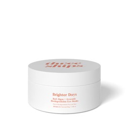 Three Ships Brighter Days Red Algae + Avocado Biodegradable Eye Masks – As Seen on Dragons’ Den – Under Eye Patches for Puffiness and Dark Circles – Eye Bag Treatment, 30 Sets (60 Patches), 2.96 oz