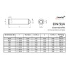 Set Screws A2 Stainless Steel M 8 x 10 mm