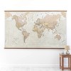 Maps International Giant World Map – Antique Style Mega-Map Of