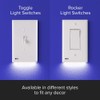 4 Pack - SnapPower SwitchLight - for Single-Pole Switches -