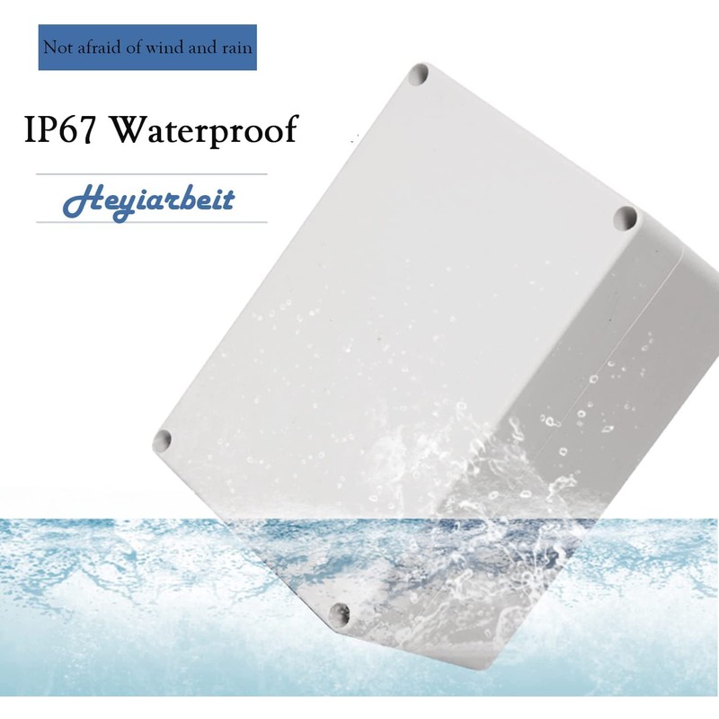Heyiarbeit 7Pcs 1.81"x1.38"x0.94" ABS White Dustproof Electronic Junction Box Enclosure