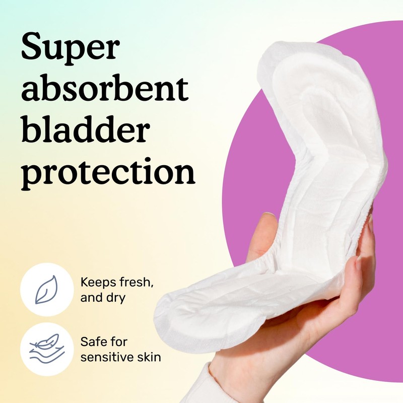 Because Incontinence Pads for Women – Maximum Absorbency for Moderate