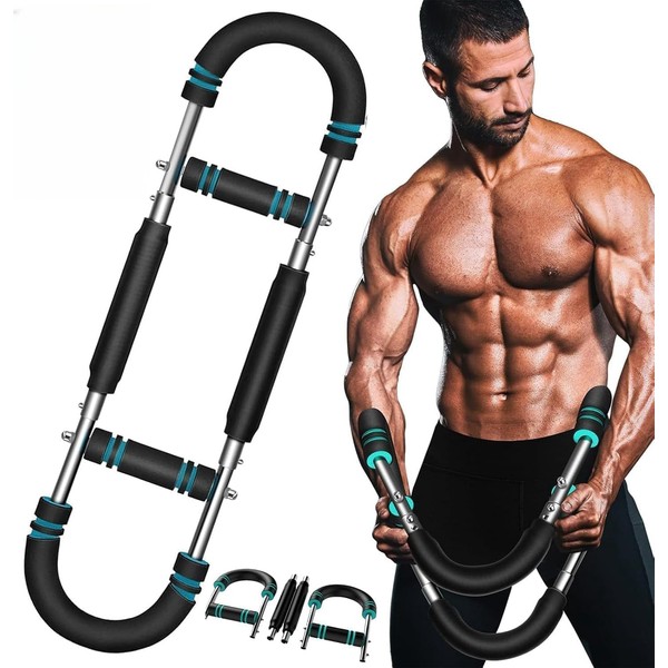 Saker Twister Arm Trainer, 40-100lb Adjustable Chest Workout Equipment, Arm
