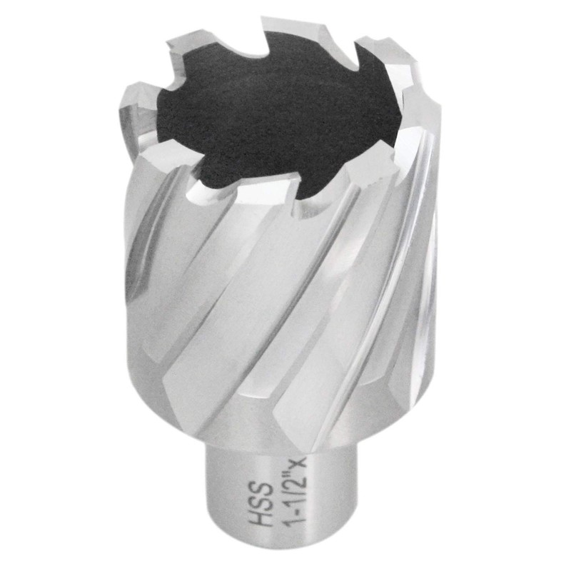 Accusize Industrial Tools Hss Annular Cutter, 1-1/2'' Diameter by 1''