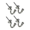 SISI UK® 4 Pack Curtain Tie back Hooks U Ball