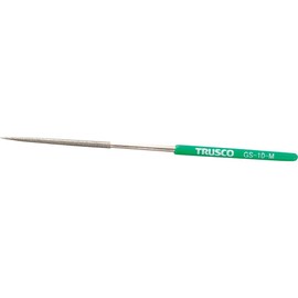 TRUSCO GS-10-M Diamond File Precision Blade Length 2.0 inches (50 mm) Round