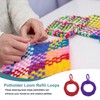 sourcing map 300 Pcs Potholder Loom Refill Loops, Elastic Potholder