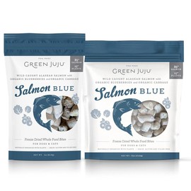 Green Juju, Freeze Dried Salmon Blue, 7.5 Ounce