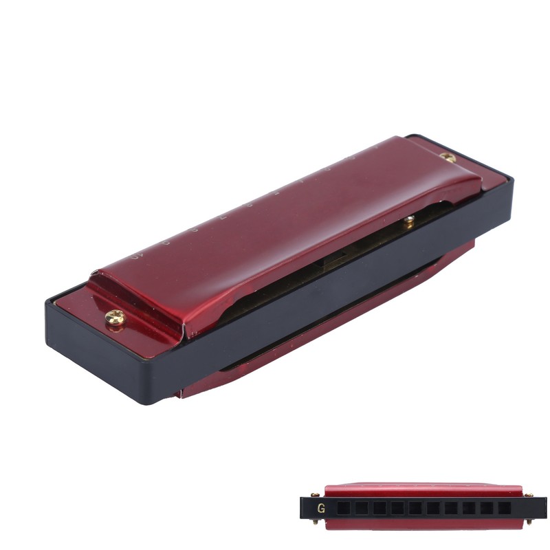 Harmonica 10 Hole 20 Tone G Key Playing Mouth Organ