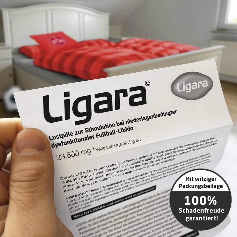 Ligara® for Nuremberg Fan Item Gift Birthday Fans (1x Single