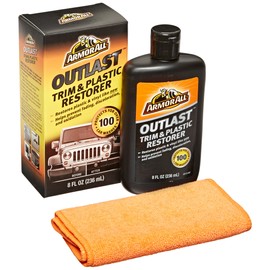 Armor All Car Trim & Plastic Cleaner, Cleaning for Cars, Truck, Motorcycle, Bottles, Outlast, 8 Oz, Pack of 6, 17451-6PK
