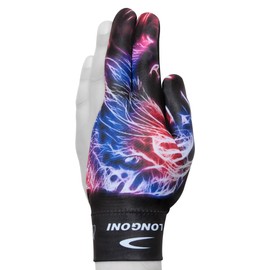 Longoni Billiard Pool Cue Glove Fancy Animal Collection 5 for Left Hand