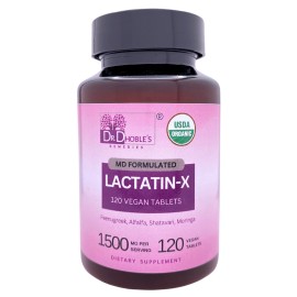 Dr. Dhoble's Remedies Lactatin-X Doctor Made USDA Organic Lactation Supplement – Increase Milk Supply