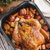 JY COOKMENT Roasting Pan With Lid and Rack, 21' Rectangular,