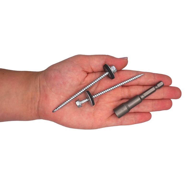 Pack of 30 Self Tapping Zinc Plated Steel Screws DIN