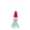 Beachcombers Soft Octopus Ornament Mint Green/Red