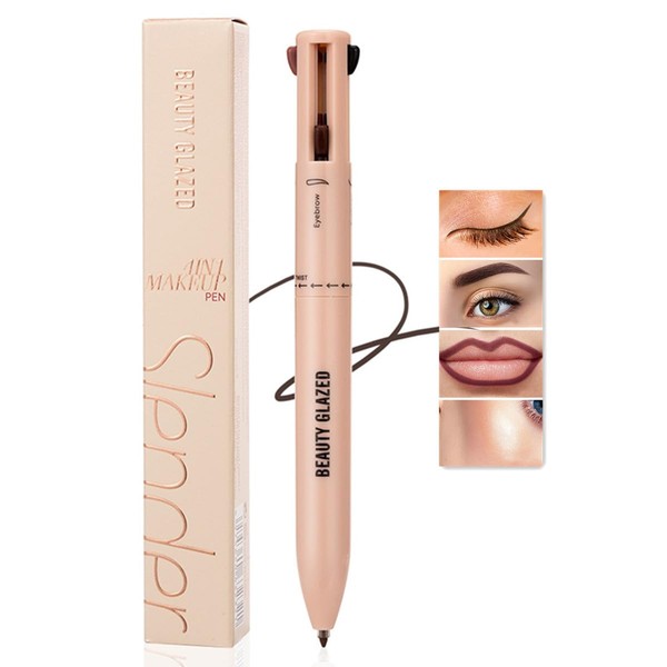 4-in-1 Makeup Pen, Eyeliner, Brow Liner, Lip Liner & Highlighter