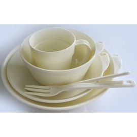 Siemos PLA Q 6-Piece Tabletop Set, White