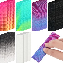 Gersoniel 72 Pcs Anxiety Sensory Stickers Mental Health Stickers Fidget Textured Toys Tactile Adhesive Calm Relief Items for School Counselor Classroom Desk(Gradient Color,Gradient Style)