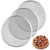 WOPPLXY 3 Pcs 12 Inch Pizza Screen, Restaurant-Grade Aluminum Alloy