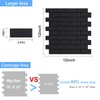 Matte Black Peel and Stick Wall Tiles for Kitchen, WalDecoo
