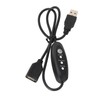 USB5V Thermostat Extension Cord Male in Female Out Flexible PVC
