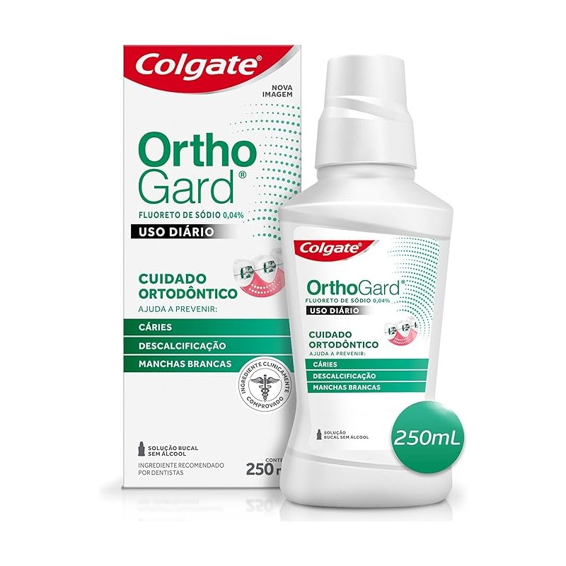 Colgate Enjuague Bucal OrthoGard 250 ml. Brinda Protección Especializada que
