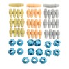 Excellerations Natural Tones Stretchy Tubes & Connectors - 55 Pieces