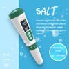 5-in-1 Water Quality Tester - TDS/PH/Temp/Salt/EC Meter - High-Precision Chip