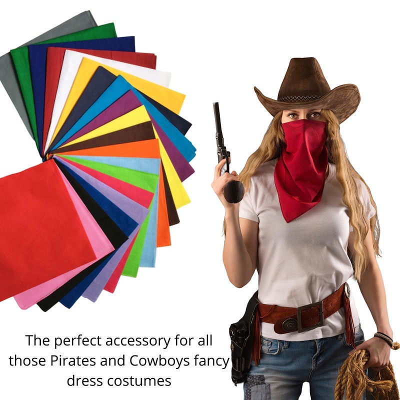 Lizzy Plain Cotton Multifunctional Bandanas Headwear Neckwear Bandana (Honey)