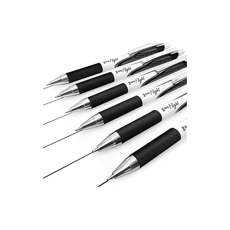 Zebra Classic Z-Grip Flight Ballpoint Pens - 1.2mm - Black