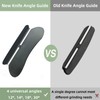 Black knife sharpener Angle Guide. Whetstone Knife Blade Sharpener Sharpening