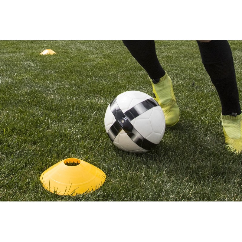 Kwik Goal 6A1002 Small Disc Cone, Pack of 25 (White)