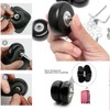 Basetousual Set of 4 Replacement Wheels for Suitcases (68 x