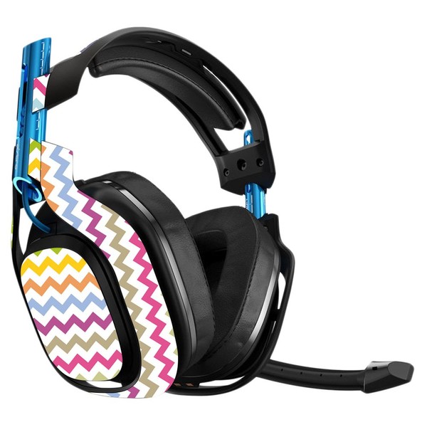 MightySkins Skin Compatible with Astro A50 Gaming Headset - Rainbow