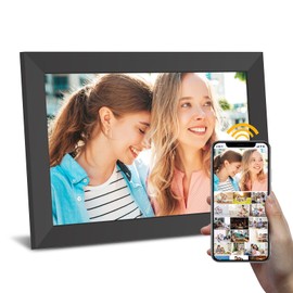 Digital Photo Frame -Pritom Smart Picture Frame with10 Inch 1280x800 IPS HD Touch Screen, 16GB Storage, Auto-Rotate and Slide Show, WiFi, Share Photos/Videos via BIU Frame App/Email
