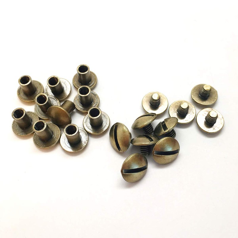 1/4" Belt Screws Post Assembly Bolt DIY Fastener Chicago Screw