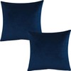 Tennove Cushion Covers 60x60cm Soft Solid Velvet Throw Pillow Covers