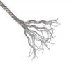 High Temperature Resistant Twisted Silver Wire, 32 Strands Speaker Wire