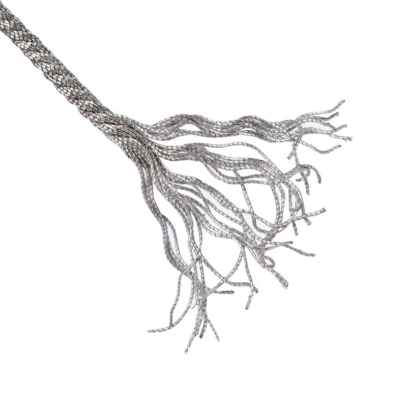 High Temperature Resistant Twisted Silver Wire, 32 Strands Speaker Wire