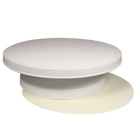 PME Baker's/Confectioner's Turntable 31 x 8 cm, White, 31.5 x 31.5 x 8 cm